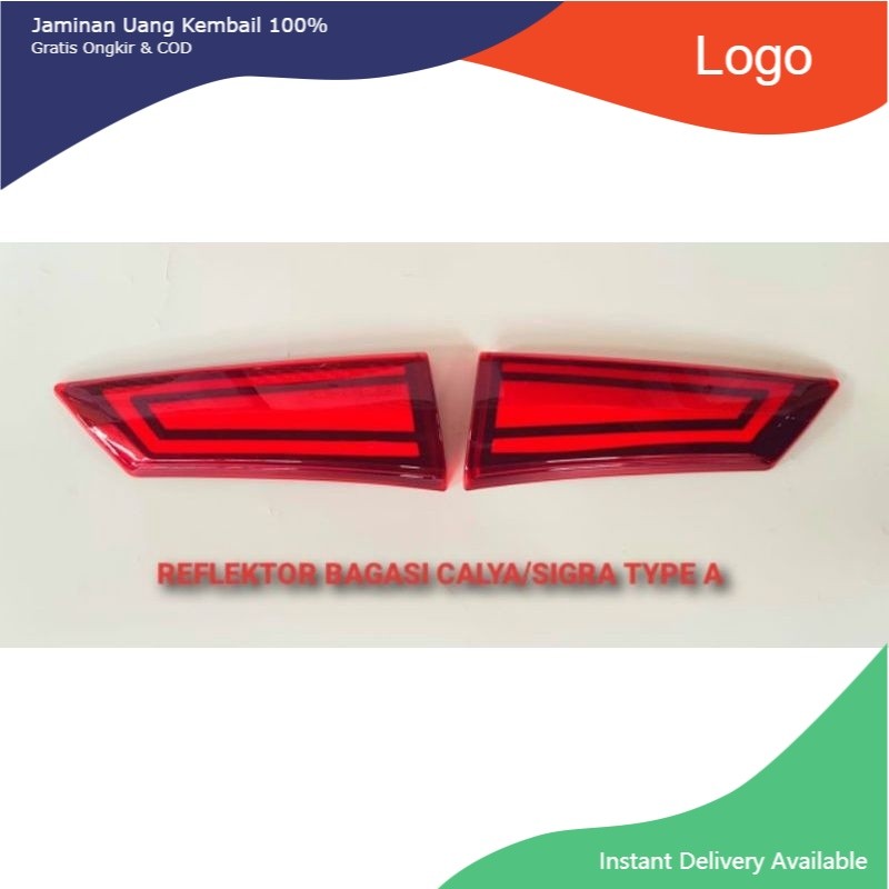 Lampu reflektor bagasi type A Calya/Sigra. Tasya_Variasi_Mobil