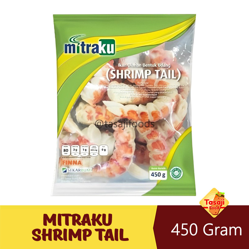 

Mitraku Shrimp Tail 450gr - Olahan Ikan Bentuk Udang