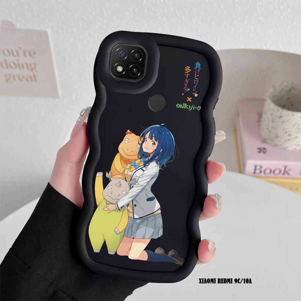 Case Hp Xiaomi Redmi 9 Prime 9C 10A New Macaron Candy Color Silicone Casing Cute Anime Case Hp Girl 