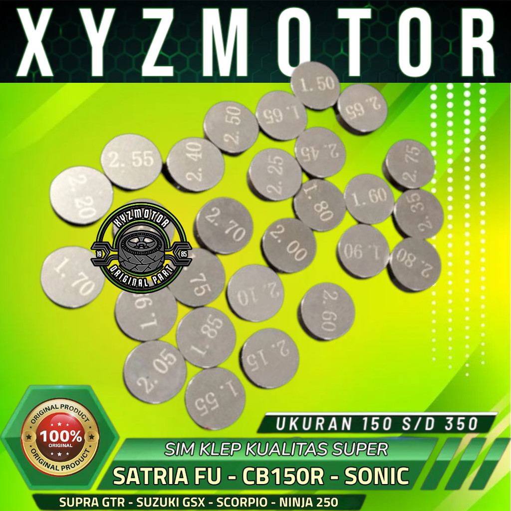 SIM KLEP SATRIA FU CB150R SUPRA GTR GSX NINJA 250  KUALITAS SUPER UKURAN 150 SD 350