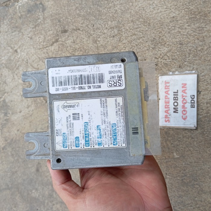 Modul kontrol unit SRS Airbag Air bag Honda City GD8 2004-2007 ori