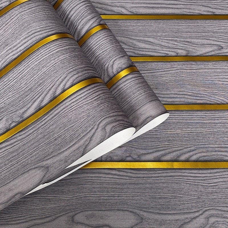 RB Wallpaper Dinding 3D Panel Kayu NEW AESTHETIC ELEGAN