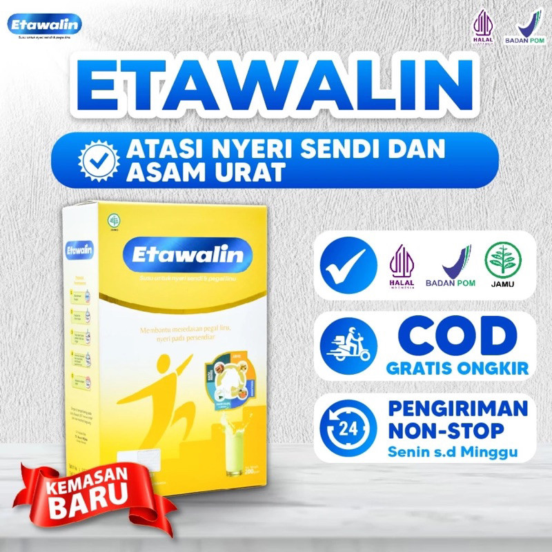 

ETAWALIN - Susu Terapi Bantu Atasi Masalah Sendi dan Tulang 100% Alami Terbukti Berkhasiat