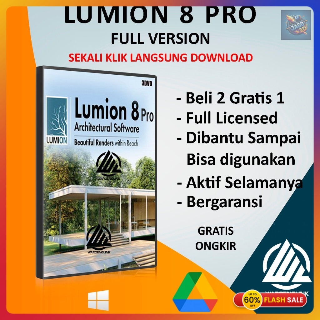 Lumion 8.5 full aktivasi permanen | Video Install | Windows | Full Version | Lifetime INCLUDE VERSI 