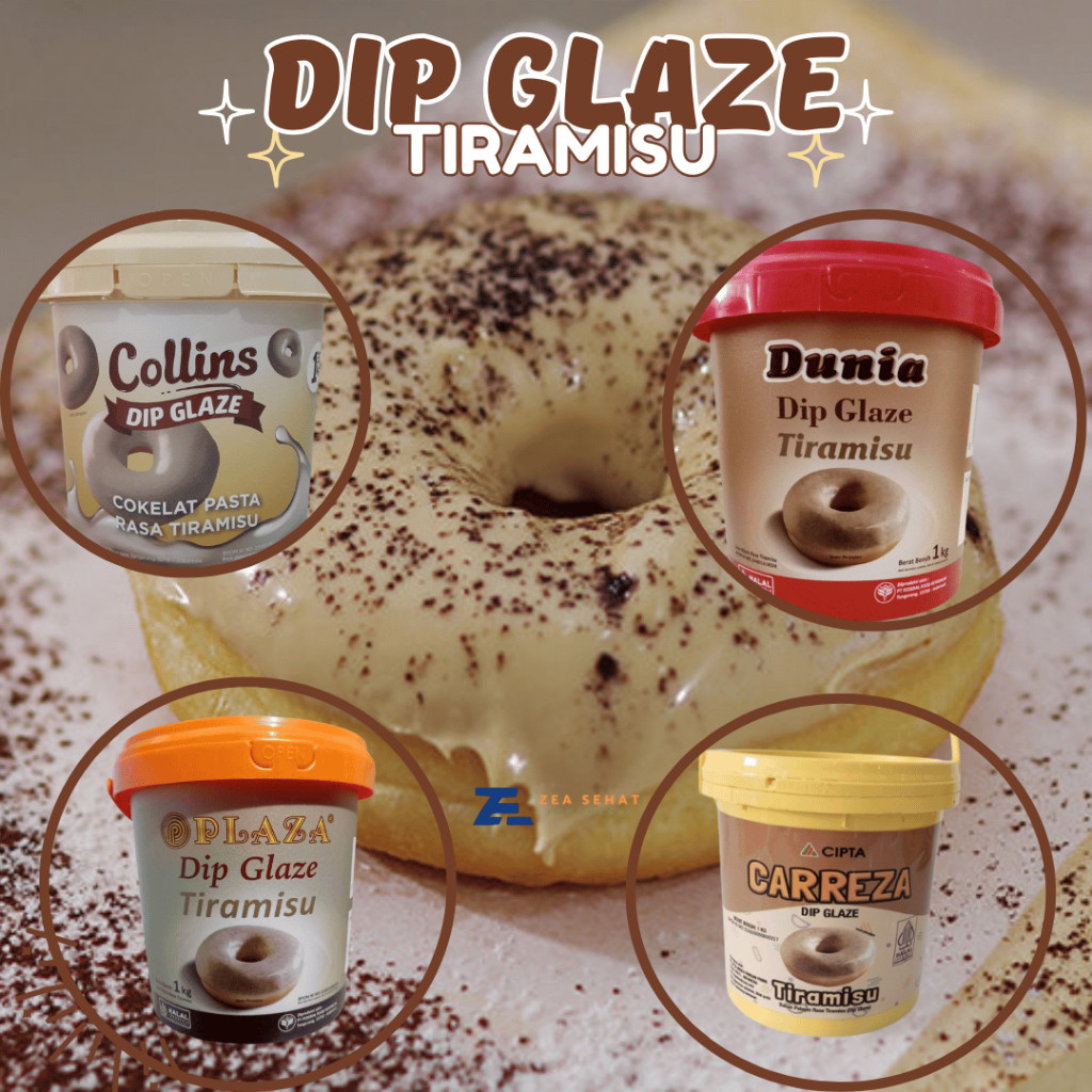 

Dip Glaze 1kg Rasa Tiramisu Olesan Donat dan Roti Harga Ekonomis