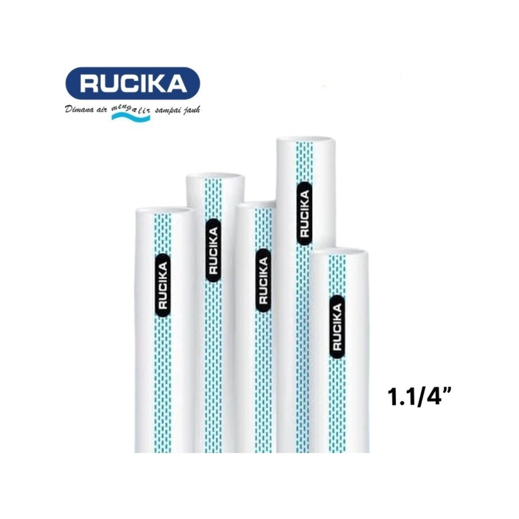 Rucika Standard AW 1.1/4" inch (Rucika) / Pipa PVC Kelas AW