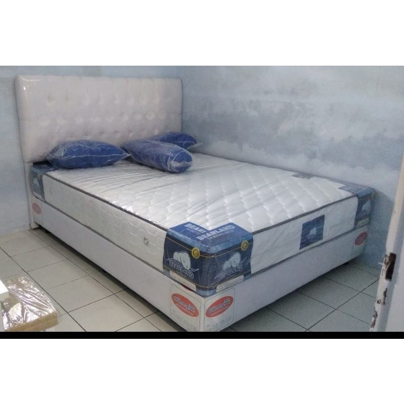 Springbed set Springbed Murah plus Divan Satu Set Ukuran 160  SASVANA FURNITURE