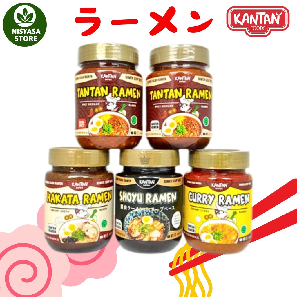 

Kantan Bumbu Instant Kuah Ramen Hakata Tantan Shoyu Udon Jepang Halal