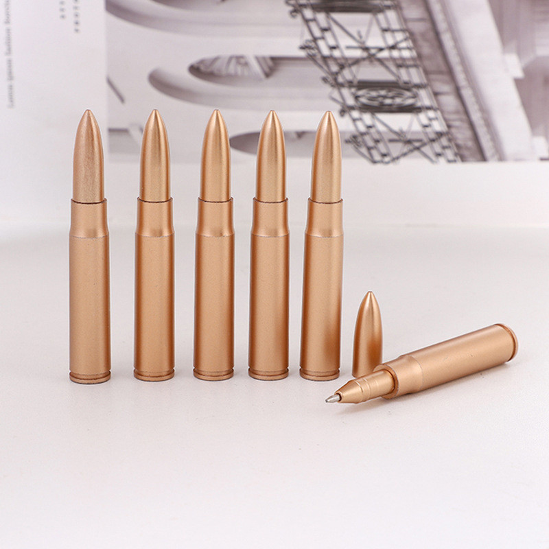 

5Pcs Bullet Shape Ballpoint Pen Students School Unique Writing Ball Pens Office