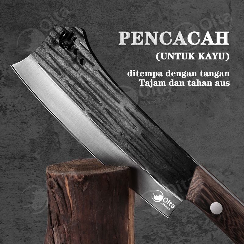 Oita Golok Baja Per Asli Golok Sembelih Super Tajam Golok Baja Per Alat Tukang kerja Serabutan Petan