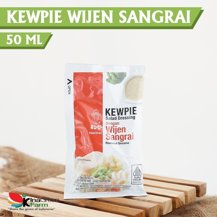 

Inagreen Farm Bandung Salad Dressing dengan Wijen Sangrai Kewpie 50 ml