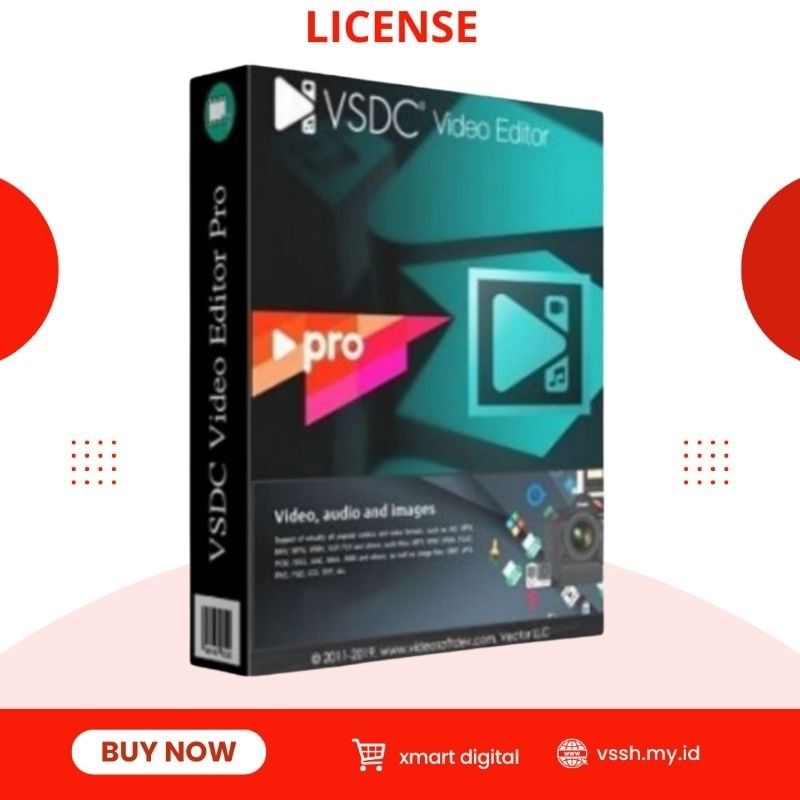 vsdc video editor pro License 1 year Lifetime