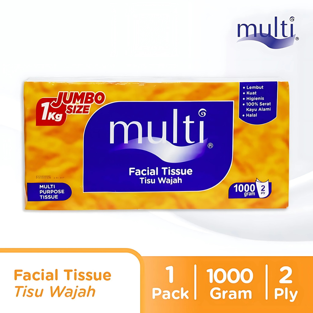 Multi Facial  Tissue Wajah Tisu Tisue Muka Kering Murah Kiloan 1000 Gram 1 Kg