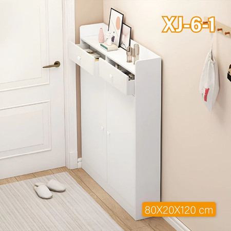 FURNITURE Lemari Sepatu Minimalis Rak Sepatu Dinding Serbaguna Type XJ-6 - XJ-6-1