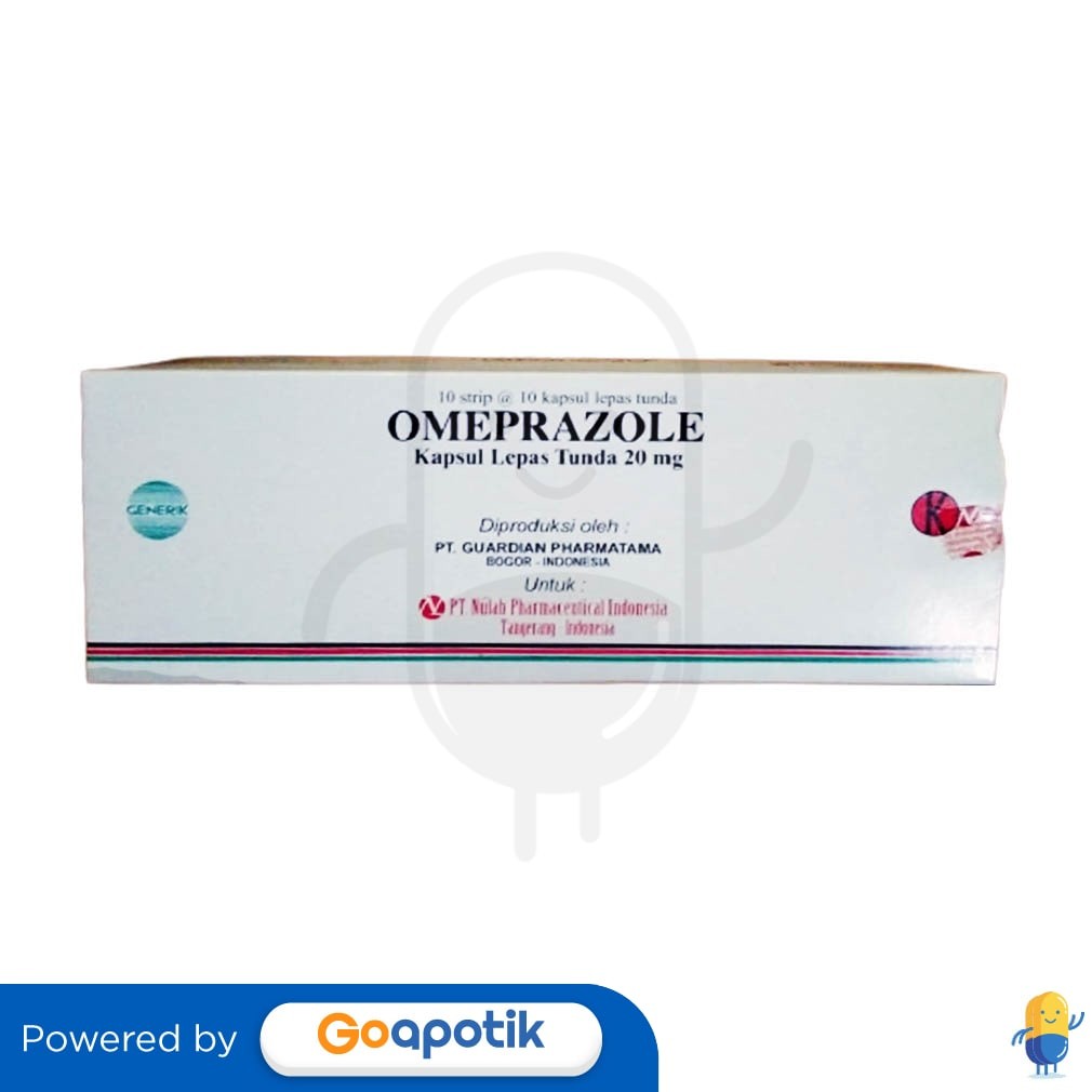 Omeprazole Nulab 20 Mg Box 100 Kapsul