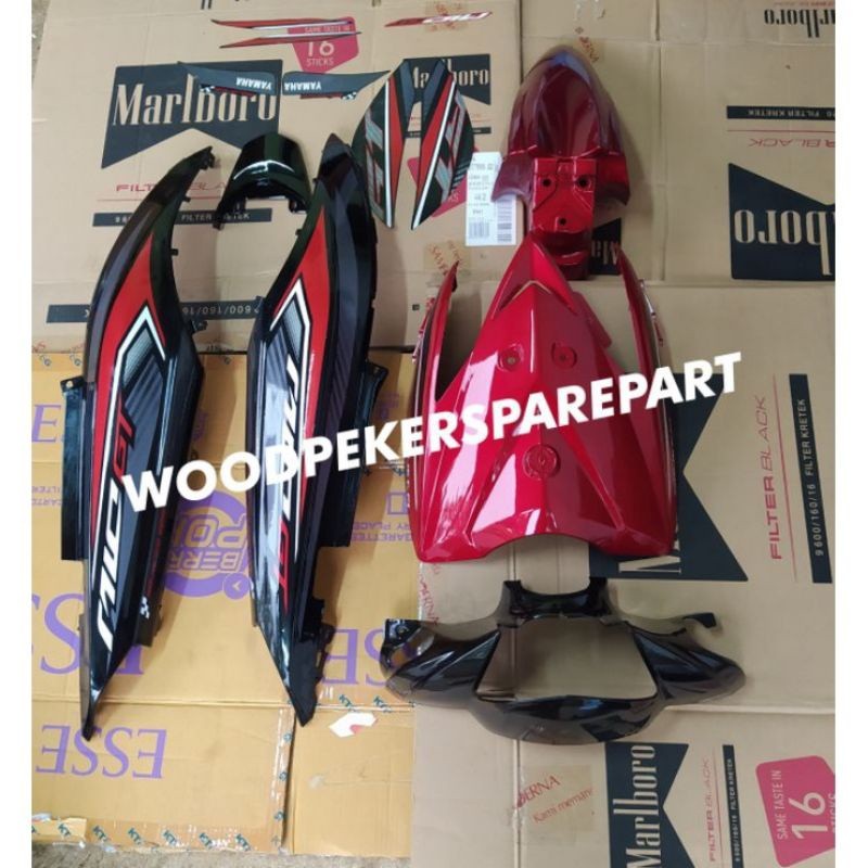 FULL BODY ALUS MIO GT HITAM MERAH