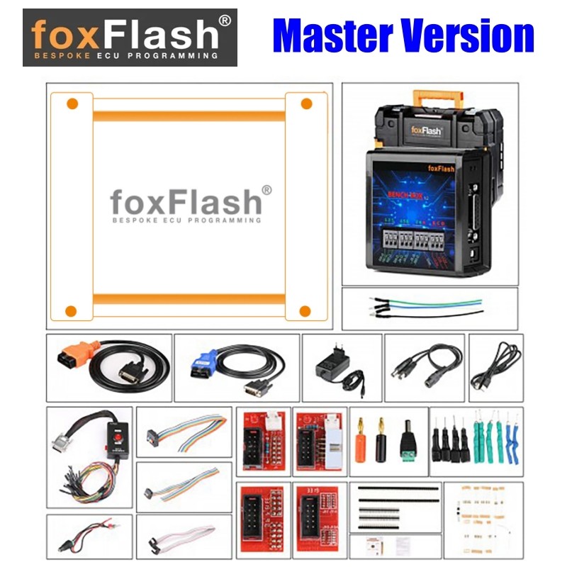 FoxFlash Super Strong ECU TCU Clone Chip Tuning tool software 1.4.3 firmware version FW:D087 Auto Ch