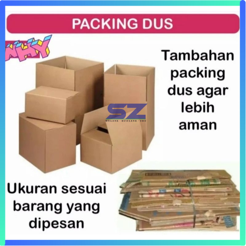 

EXTRA PACKING KARDUS DUS TAMBAHAN UNTUK KEAMANAN PAKET KIRIMAN ANDA