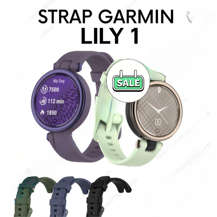 Strap Garmin LILY Tali Jam Tangan Silicone Sport Silikon Lembut lily - Orange