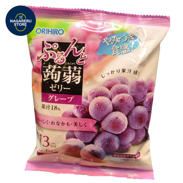 

Orihiro konjac jelly pouch grape 120gr
