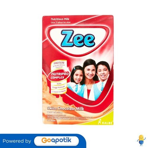 

Zee Swiss Susu Rasa Cokelat 900 Gram Dus