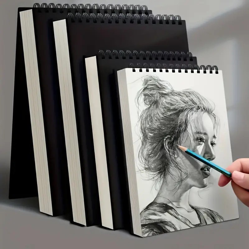 

Sketch Book, Top Spiral Bound Sketch Pad, Drawing Painting Writing Paper For Beginners Artists As Christmas Gift Easter Gift