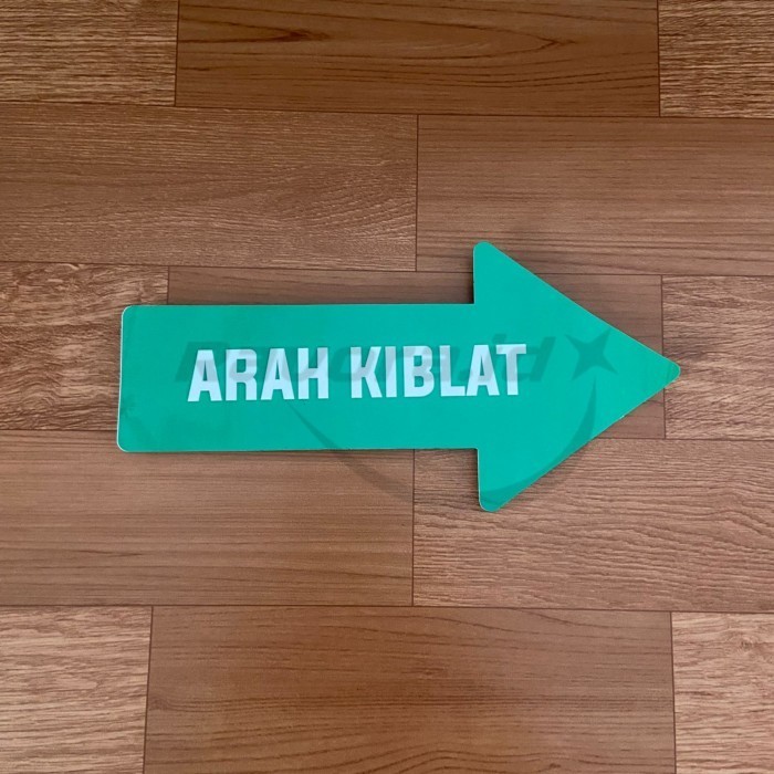 

Stiker Arah Kiblat - 23 cm x 10 cm