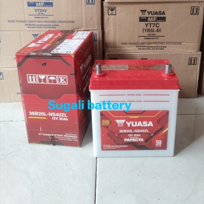 Aki Mobil All New Avanza Xenia New Jazz Brio YUASA NS40ZL 35Ah Aki Basah Original