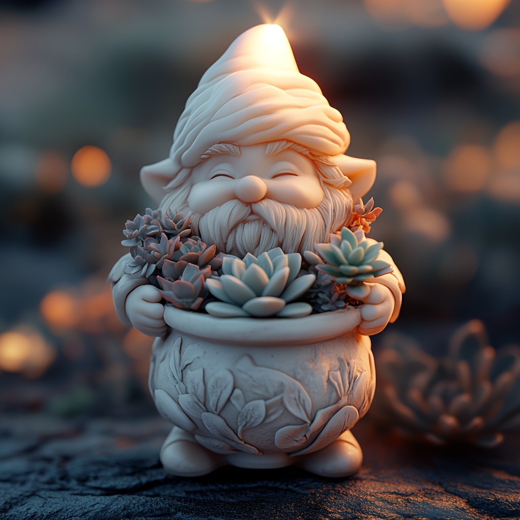 

New Grandpa Succulent Plant Pot Resin Silicone Mold Santa Claus Storage Box Concrete Mould Beard Grandpa Candle Cup Gypsum Molds