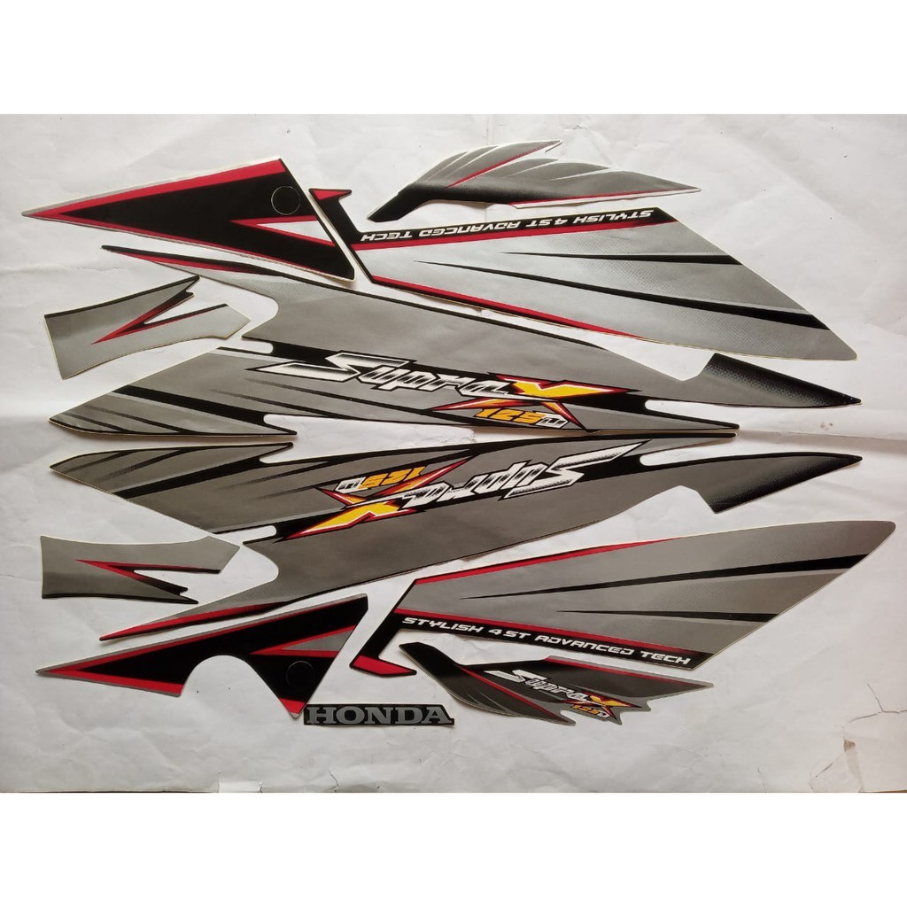 stiker striping honda supra x 125 2005 2006
