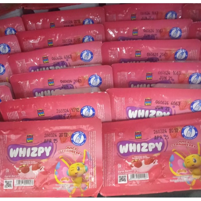 

Tini Wini Biti Whizpy 22gram Juicy Strowberry