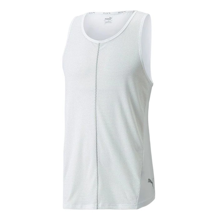 Baju Lengan Pendek Running Cloudspun Singlet M White  Men 521398 02