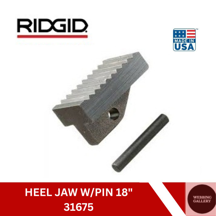 

RIDGID JAW HEEL W/ PIN 18" WRENCH 31675 / HEEL JAW RIDGID 18