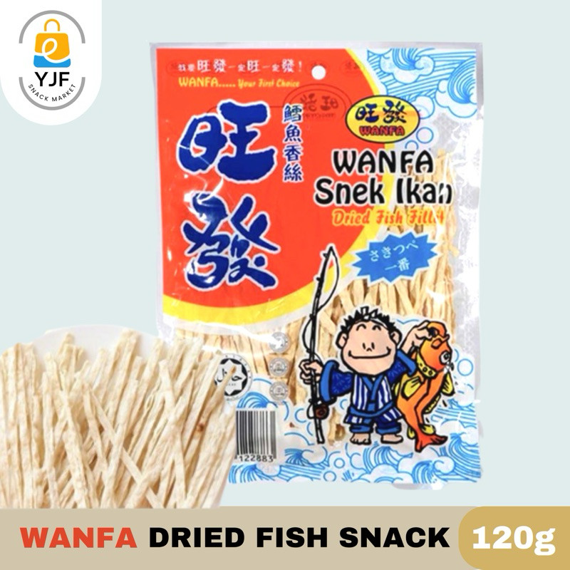 

Wanfa Snack Ikan Kering Original / Juhi Ikan / Dried Fish Snack Ori - 120g
