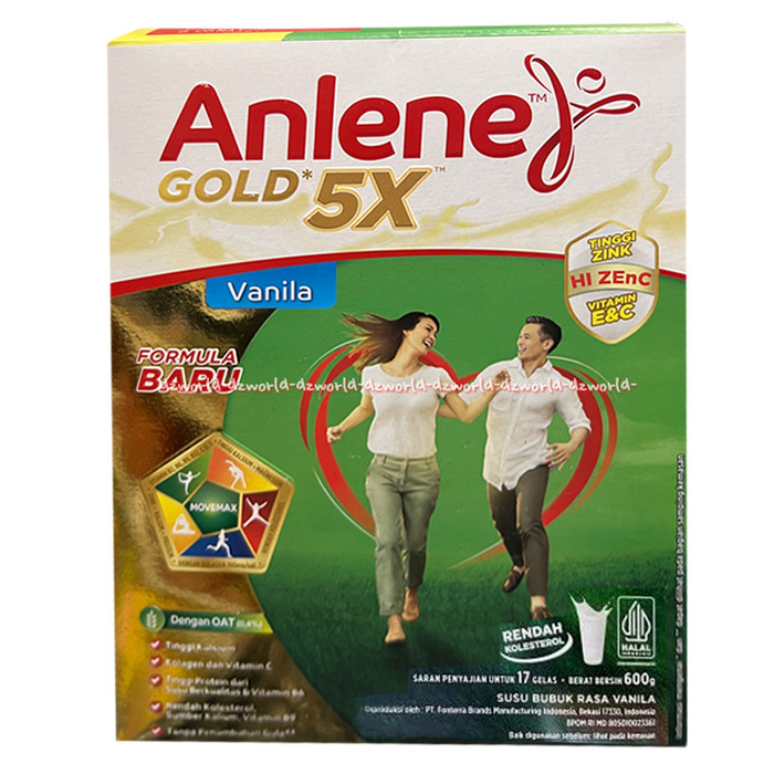 

[[Promo]]BEST SELLER Anlene Gold Vanila Susu Anline Susu Tinggi Kalsium Untuk Usia 51+ 650g
