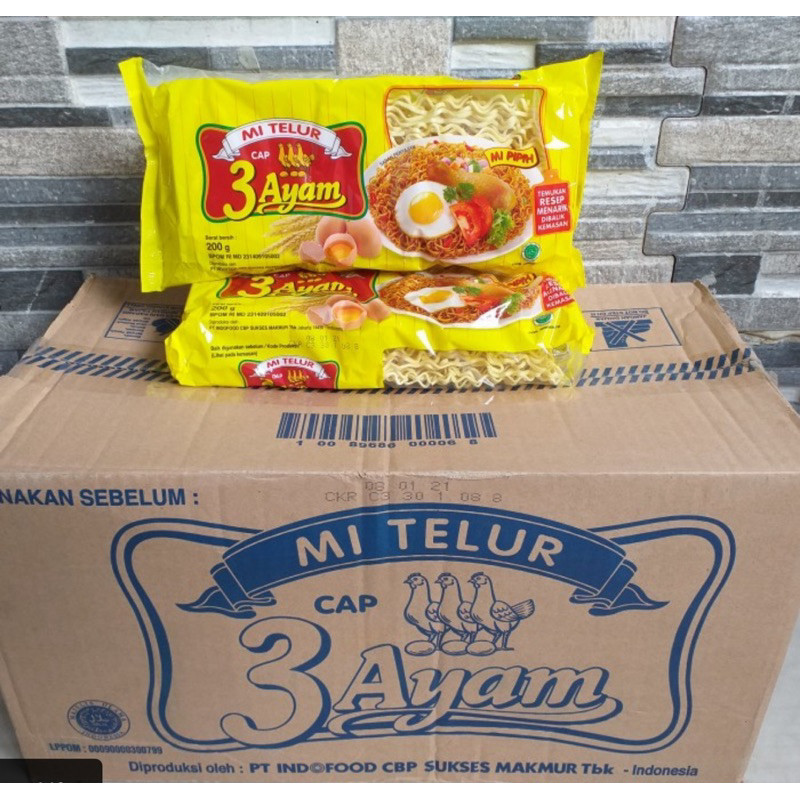 

Sameday/Instant 1 dus mie 3 Ayam 20 bks