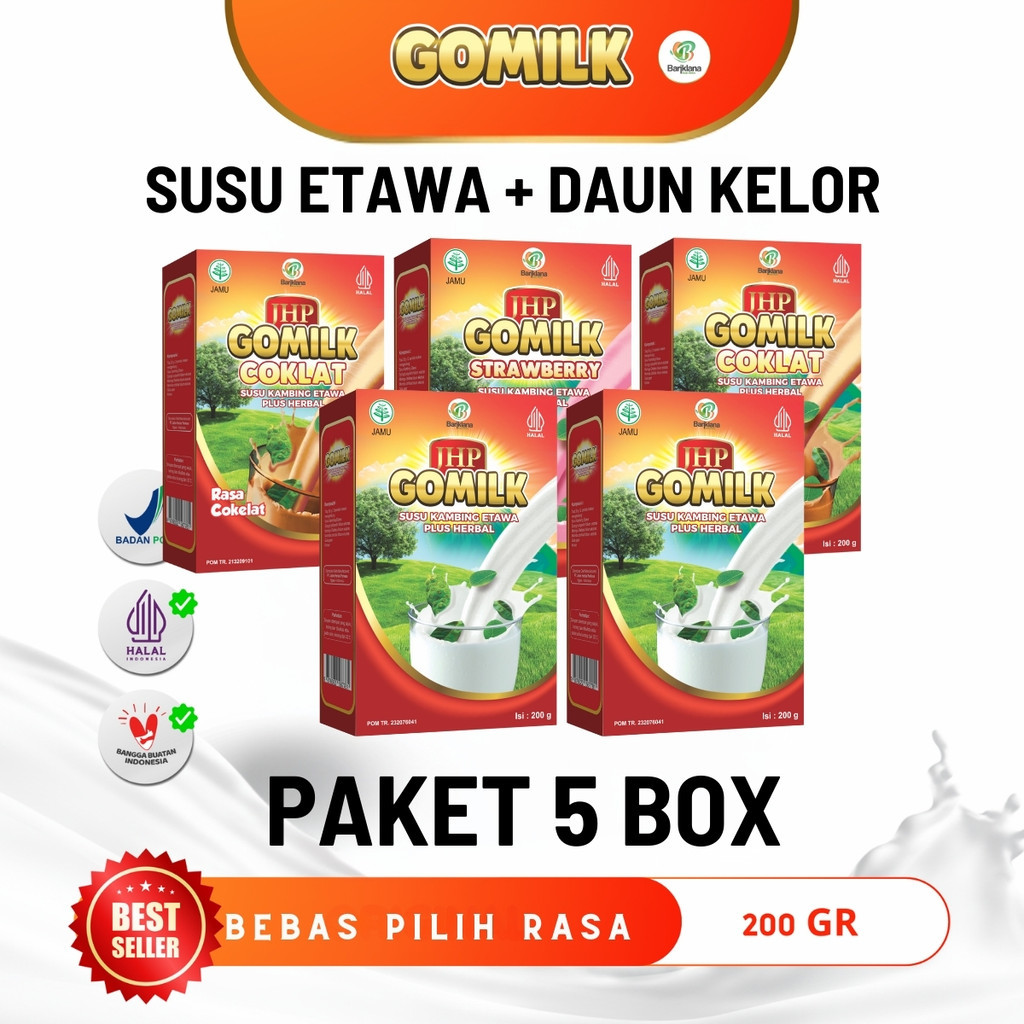 

Gomilk susu etawa herbal paket bonus 3+1 paling best seller