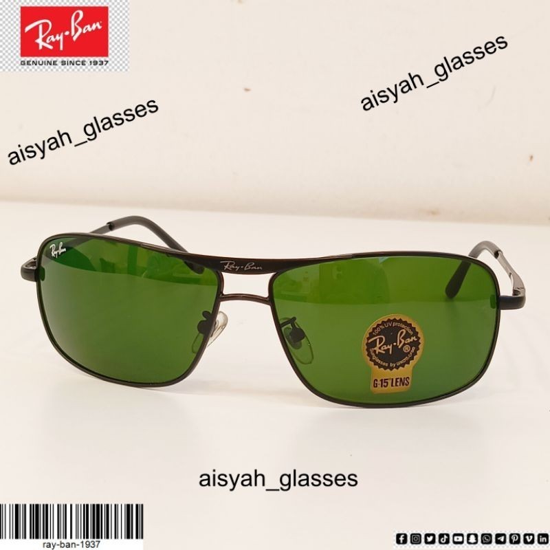 (COD) KACAMATA RB8013 67-13-128 UKURAN BESAR LENSA UV KACA