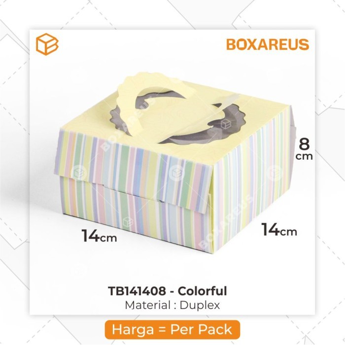 

TB141408 | Box, Kemasan, Packing, Cake Box, Toples Box, Souvenir Box - colour