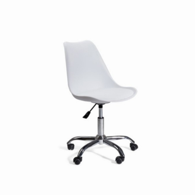 kursi belajar kursi hidrolik kursi kantor kursi putar kursi milenial - Putih