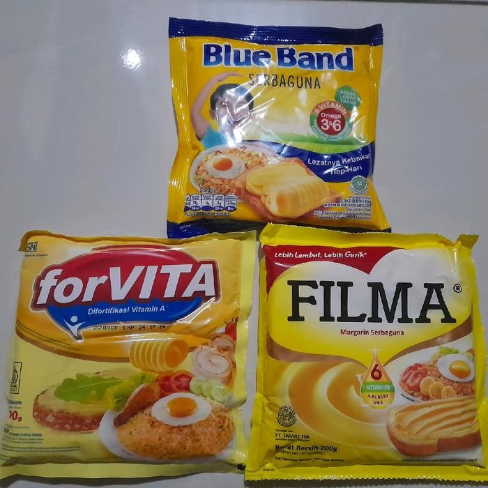 

[[PROMO]] ORN( PAKET 10 PC)Margarin Filma/Forvita/Blueband 200gr Baking Butter Food Food Bahan Makanan Masakan - forvita