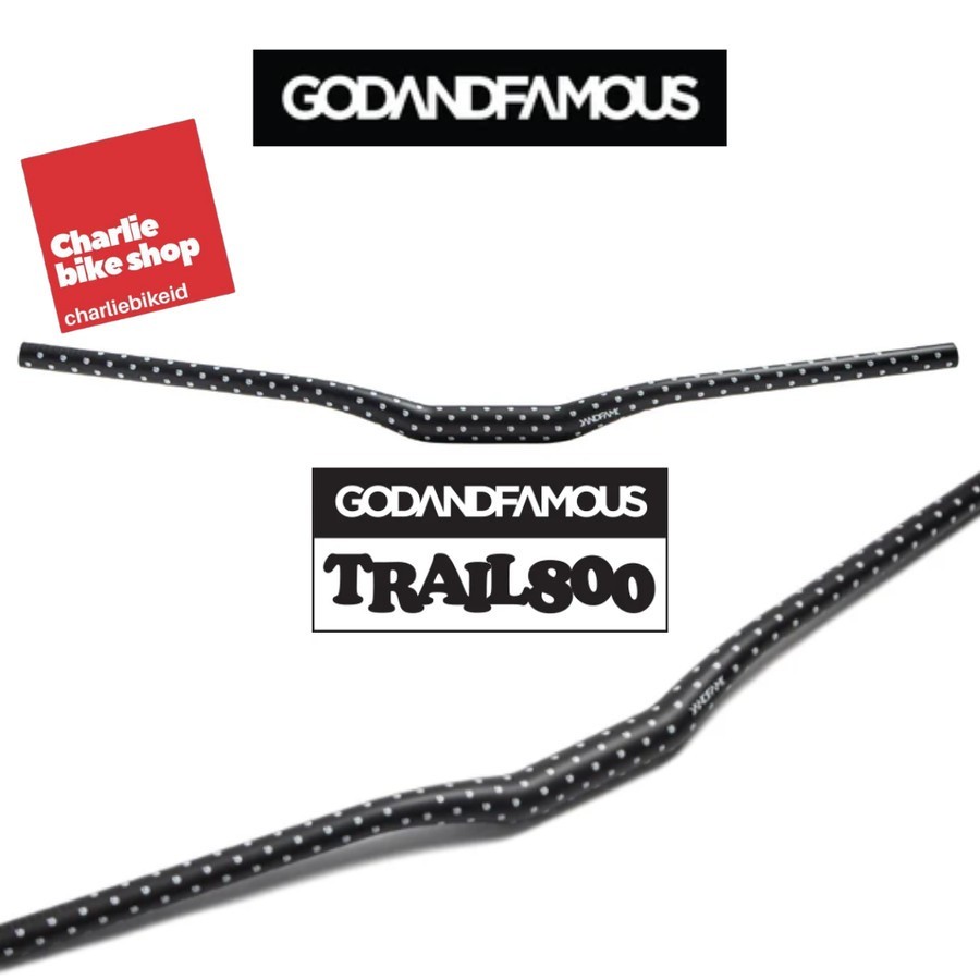 Flat Bar Handle Bar God And Famous Trail 800 MTB Carbon Handlebar 31.8mm