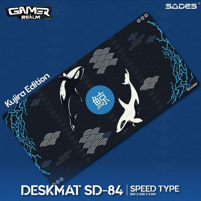 Sades SD84 / SD-84 Kujira / Umi edition XL Gaming Mousepad Deskmat