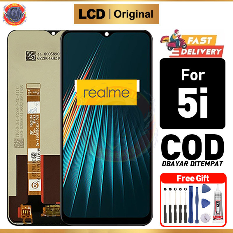 LCD Realme 5i Original 100% Lcd Touchscreen Asli Fullset Ori Compatible For Glass Touch Screen Digit