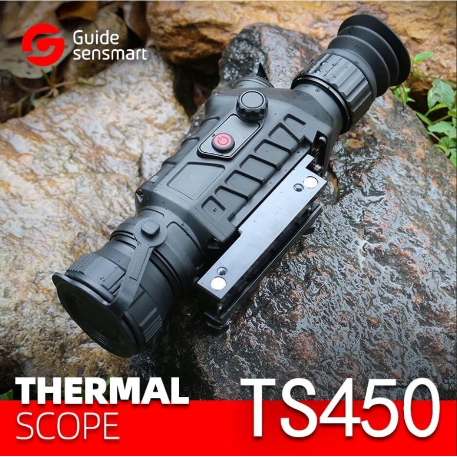 Guide ts450 thermal scope monocular thermal imager for hunting infrared night vision sight