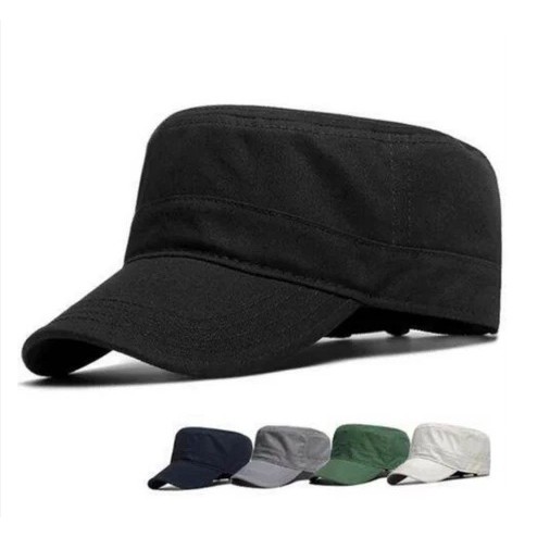 TOPI KOMANDO PRIA / TOPI MILITER POLRI SATPAM ORIGINAL MILITARY COMANDO CAP LIDAH PENDEK POL PP