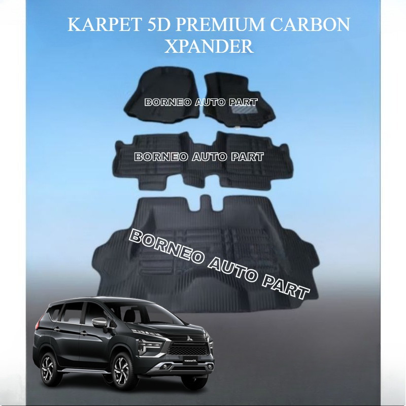 Karpet mobil 5d premium xpander carbon