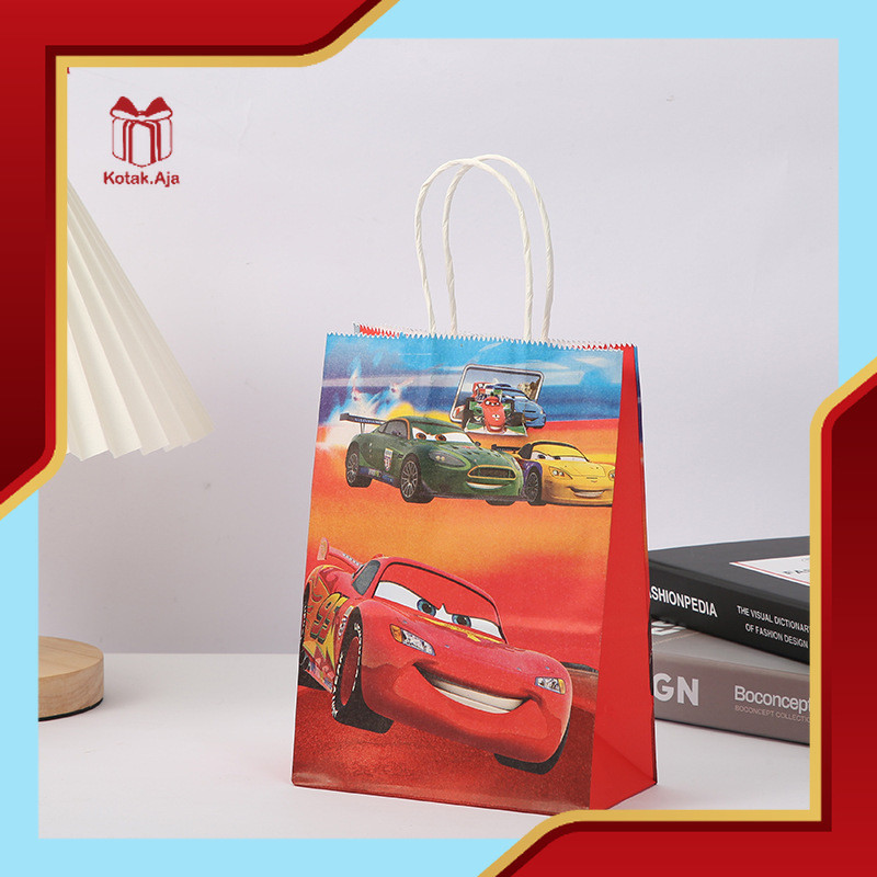 

Paper Bag Kraft / Paper bag Ultah / Paper Bag Kartun / Tas Kado Ultah / Goodiebag Ultah / Paper Bag Motif I AK02M6