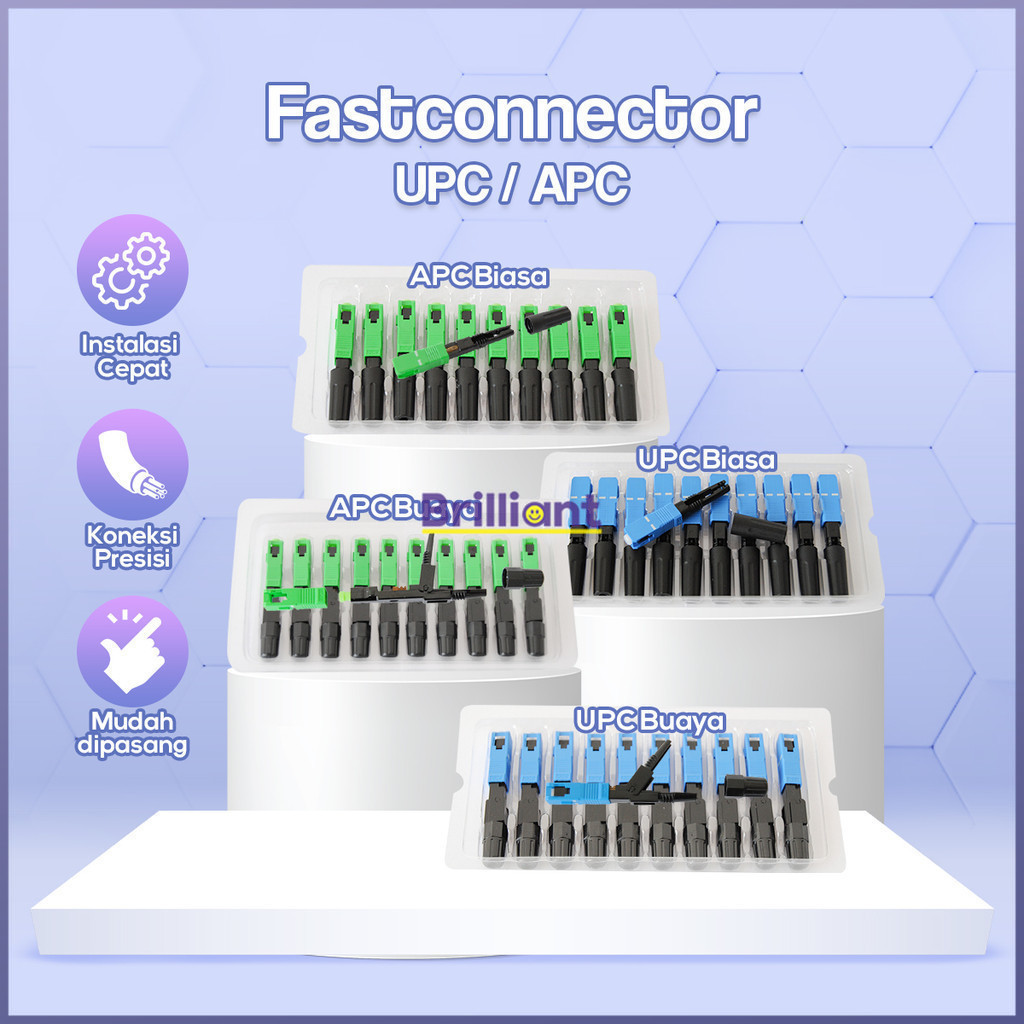 Fast Connector SC UPC/SC APC 10PCS Fiber Optik Connector FTTH