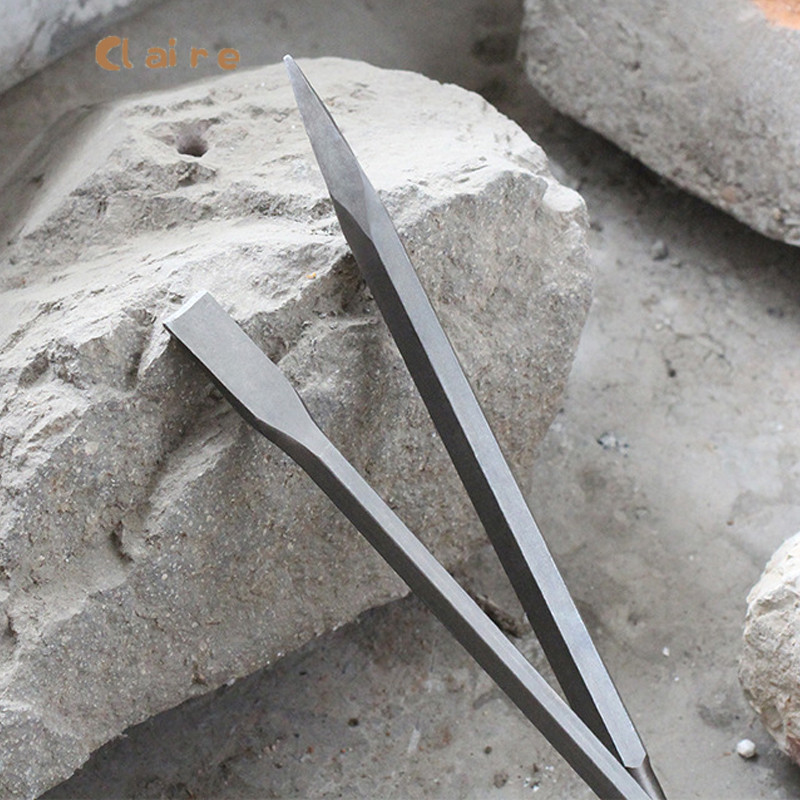 250mm Mata Bor Beton Bobok Panjang Mata Bor Tembok Beton SDS Plus Flat Chisel / CH